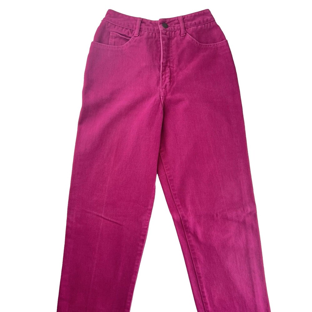 Vintage Ivy Brown Denim Jeans Magenta/Fuchsia Size 4